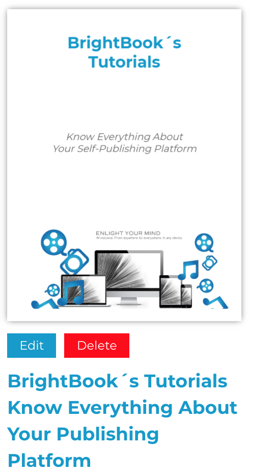 BrightBook´s Tutorials Know Everything About Your Publishing Platform ...
